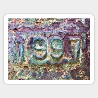 Rusted On 1997 Sticker